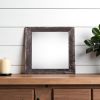 11"X11" Rustic Smoky Black Picture Frame