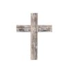 Rustic Weathered Grey Reclaimed Wood Cross Decoration