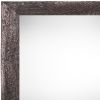8"X8" Rustic Smoky Black Picture Frame