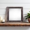 12X12 Rustic Smoky Black Picture Frame