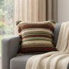 Bohemian Fringe Throw Pillow