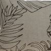 Jaguar Silhoutte Lumbar Throw Pillow
