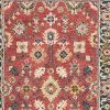 4' X 6' Red And Blue Bohemian Area Rug