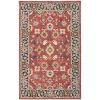 5' X 8' Red And Blue Bohemian Area Rug
