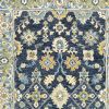 4' X 6' Navy And Blue Bohemian Area Rug