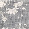 5' X 8' Grey And Ivory Grey Matter Area Rug