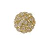 Set Of 2  3" Polished Spheres In Brilliant Shiny Luster Finished And Golden Frame