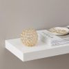 Set Of 2  3" Polished Spheres In Brilliant Shiny Luster Finished And Golden Frame
