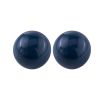 Set Of 2 Blue Aluminum Decorative Spheres 3'
