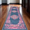 10' Blue Dhurrie Runner Rug