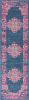 10' Blue Dhurrie Runner Rug
