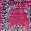 10' Fuchsia Power Loom Runner Rug