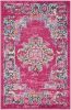 2' X 3' Fuchsia Power Loom Area Rug