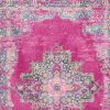 4' X 6' Fuchsia Power Loom Area Rug