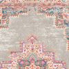 5' X 7' Gray Power Loom Area Rug