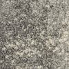 2' X 3' Gray And Ivory Abstract Power Loom Area Rug