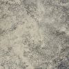 5' X 7' Gray And Ivory Abstract Power Loom Area Rug