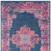 4' X 6' Blue Power Loom Area Rug