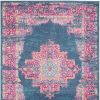 5' X 7' Blue Power Loom Area Rug