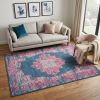 5' X 7' Blue Power Loom Area Rug