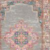 4' X 6' Gray Power Loom Area Rug