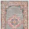 4' X 6' Gray Power Loom Area Rug
