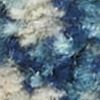 2' X 3' Light Blue Southwestern Power Loom Area Rug