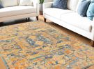 5' X 7' Sunset Power Loom Area Rug