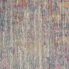 4' X 6' Pink And Ivory Abstract Power Loom Area Rug