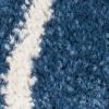 10' Blue Floral Power Loom Runner Rug
