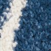 4' X 6' Blue Floral Power Loom Area Rug