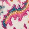 5' X 7' Pink And Gray Power Loom Area Rug