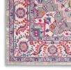 5' X 7' Pink And Gray Power Loom Area Rug