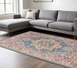 8' X 10' Teal Blue Power Loom Area Rug