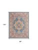 8' X 10' Teal Blue Power Loom Area Rug