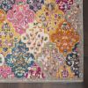 8' X 10' Pink And Gray Geometric Dhurrie Area Rug