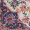 2' X 3' Pink And Green Dhurrie Area Rug