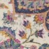 7' X 10' Pink And Green Dhurrie Area Rug