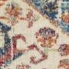 4' X 6' Blue And Ivory Power Loom Area Rug