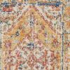 2' X 3' Yellow And Ivory Dhurrie Area Rug