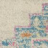 2' X 3' Gray And Ivory Power Loom Area Rug