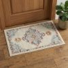 2' X 3' Gray And Ivory Power Loom Area Rug