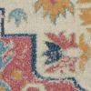 8' X 10' Pink And Ivory Southwestern Dhurrie Area Rug