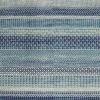 4' X 6' Navy Blue Southwestern Power Loom Area Rug