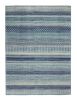 4' X 6' Navy Blue Southwestern Power Loom Area Rug