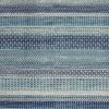5' X 7' Navy Blue Southwestern Power Loom Area Rug