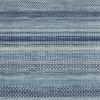 8' X 10' Navy Blue Southwestern Power Loom Area Rug