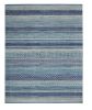 8' X 10' Navy Blue Southwestern Power Loom Area Rug