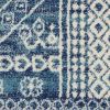 4' X 6' Navy Blue Power Loom Area Rug