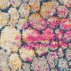 5' X 7' Pink And Ivory Coral Power Loom Area Rug